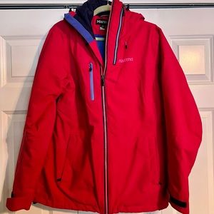 Marmot Ski Jacket. Cherry Red. Size XL.